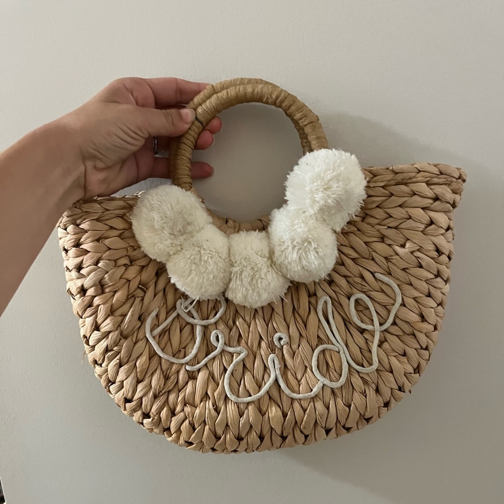 Bride beach bag